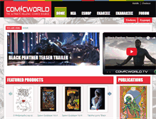 Tablet Screenshot of comicworld.gr